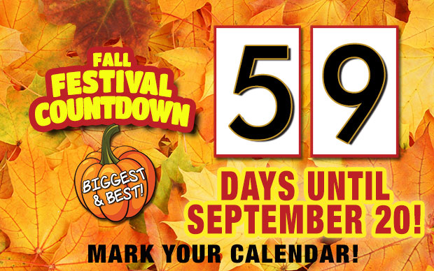 Only 59 Days until Fall Fest 2024!